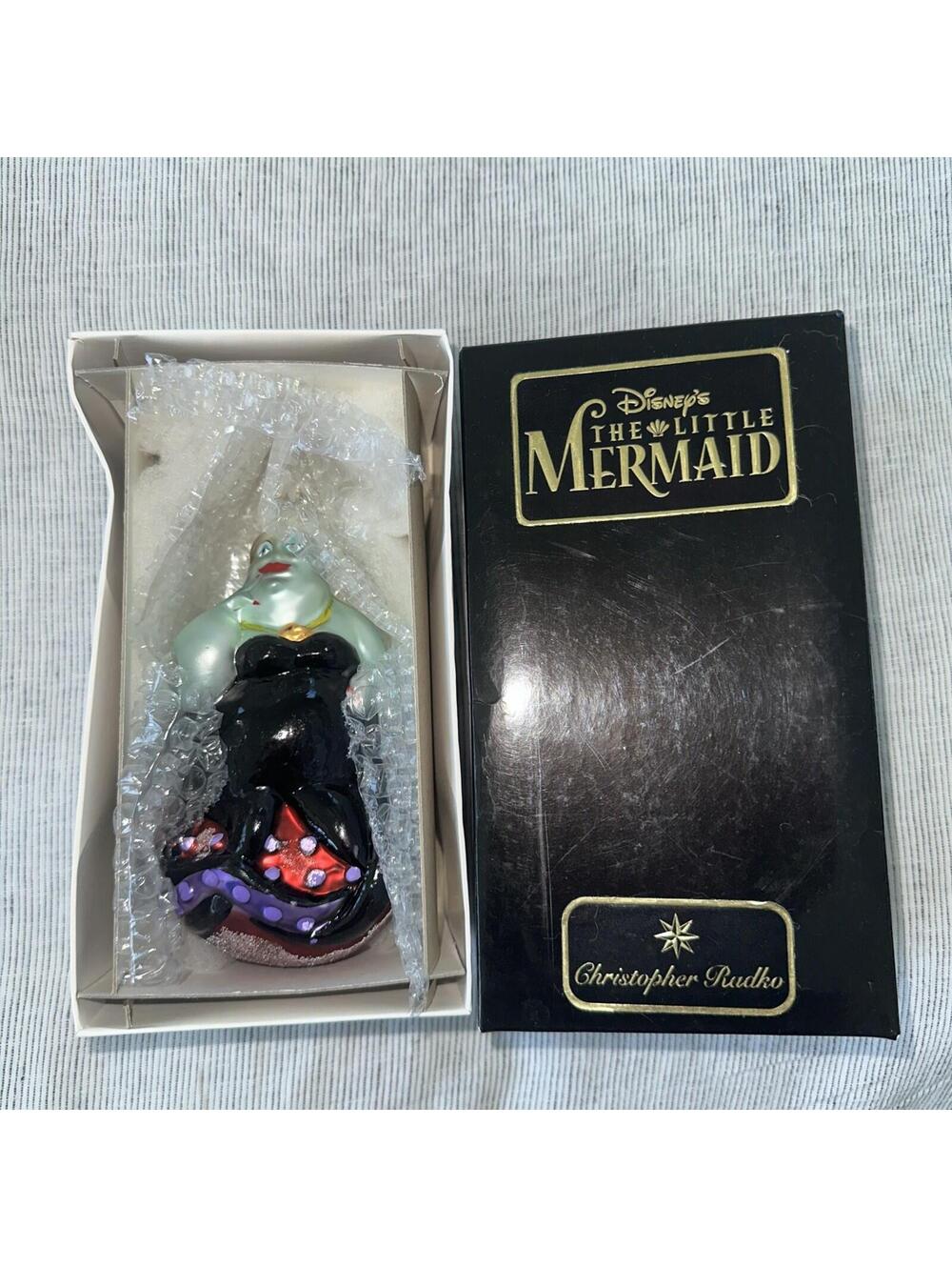 Vtg 1997 Christopher Radko, "URSULA" The Little Mermaid Christmas ornament